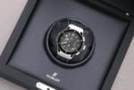 Hublot Big Bang Stainless Steel with Black Rubber Watch Complete Replica