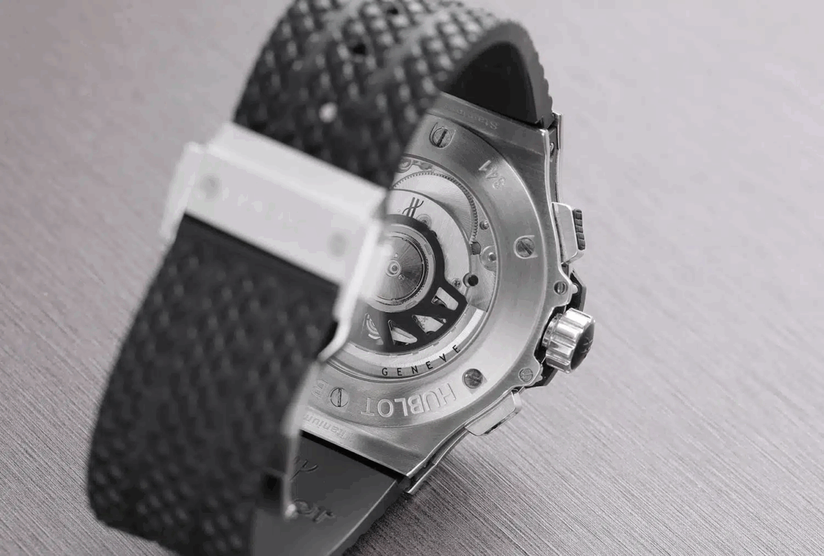 Hublot Big Bang Stainless Steel with Black Rubber Watch Complete Replica
