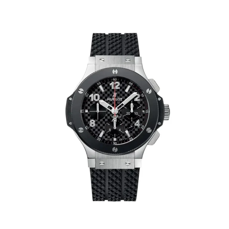 Hublot Big Bang Stainless Steel with Black Rubber Watch Complete Replica