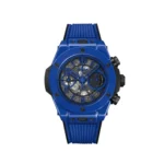 Hublot Big Bang Unico Blue Rubber Ceramic Watch Replica