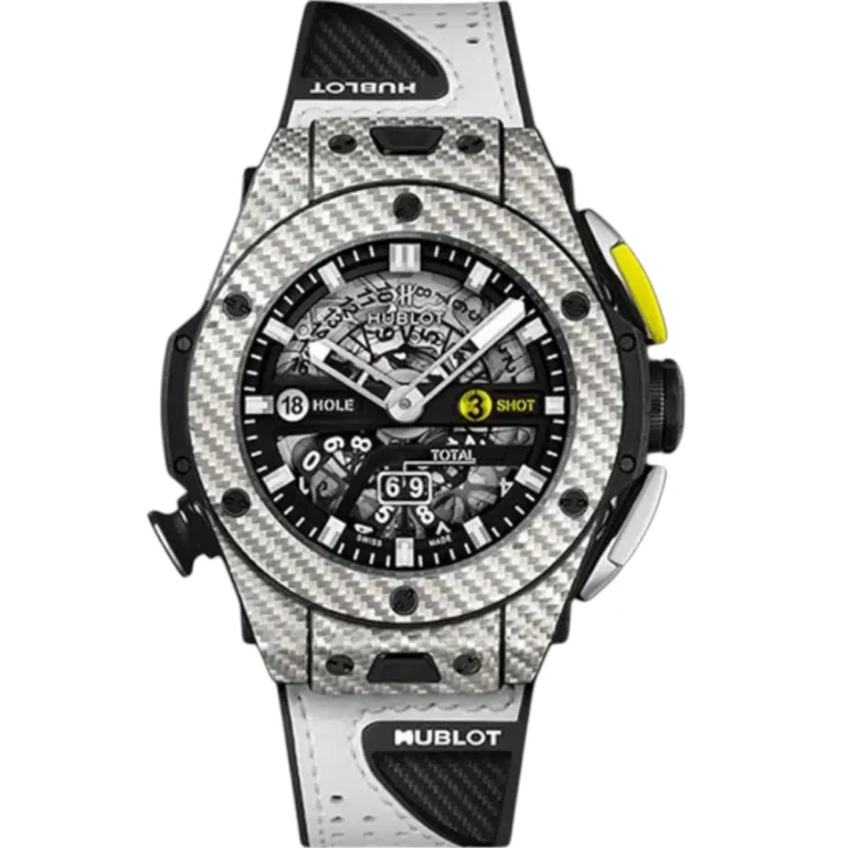 Hublot Big Bang Unico Carbon Fiber with Transparent Dial Watch Replica