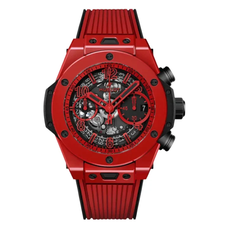 Hublot Big Bang Unico Red Magic Red Ceramic with Red Rubber Watch Replica