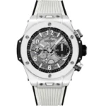 Hublot Big Bang Unico White Ceramic With White Rubber Watch Replica