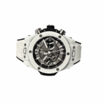 Hublot Big Bang Unico White Ceramic With White Rubber Watch Replica