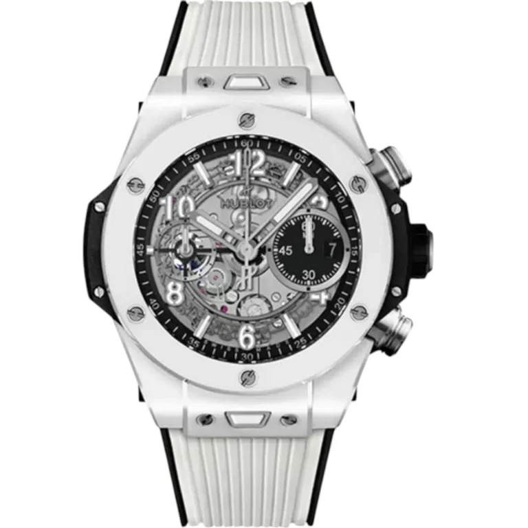 Hublot Big Bang Unico White Ceramic With White Rubber Watch Replica
