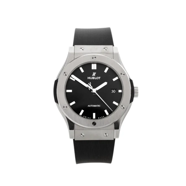 Hublot Classic Fusion 42mm Titanium Black Dial Replica