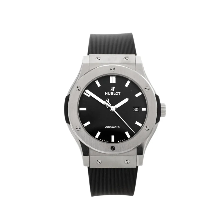 Hublot Classic Fusion 42mm Titanium Black Dial Replica