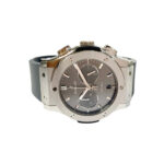 Hublot Classic Fusion Chronograph Titanium With Grey Rubber Watch Grey Dial Replica