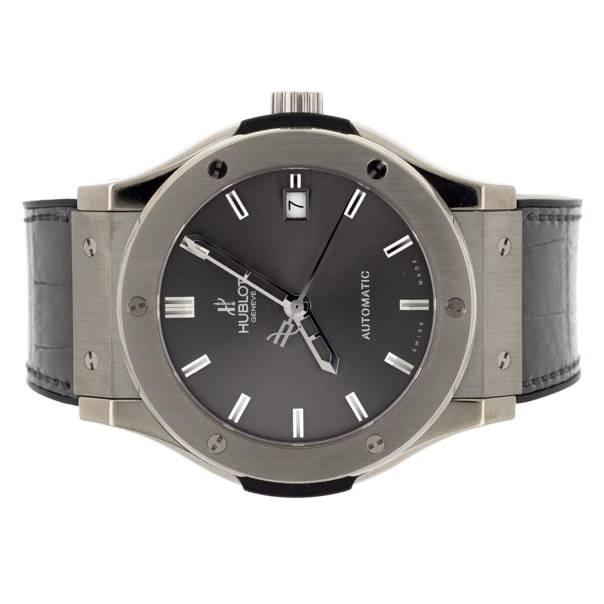 Hublot Classic Fusion Titanium Black Dial Replica