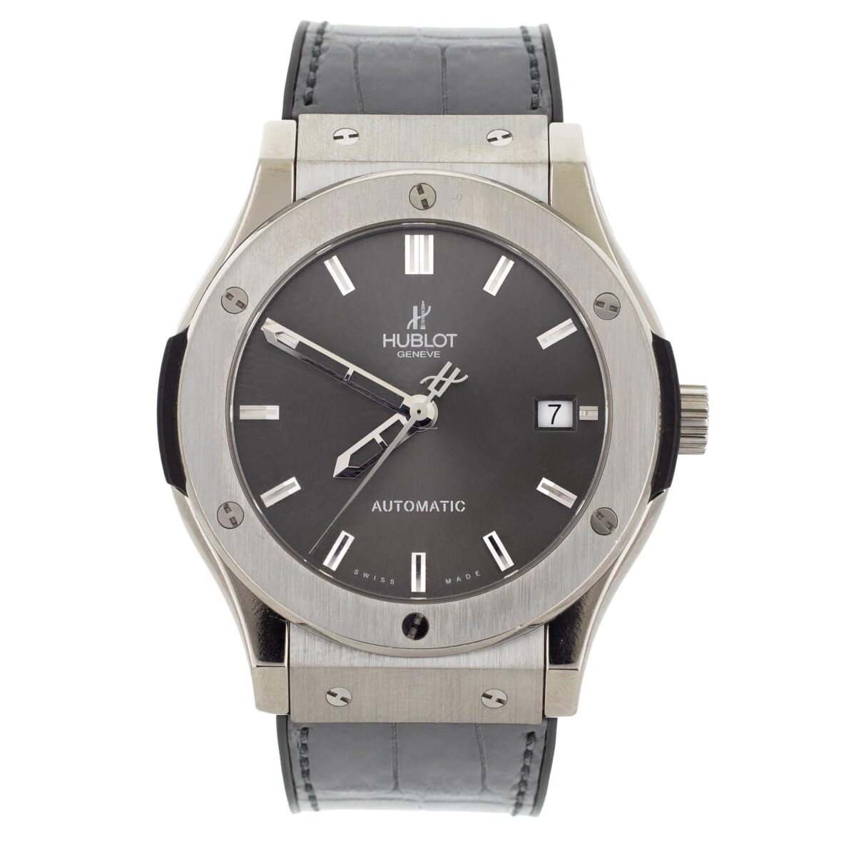 Hublot Classic Fusion Titanium Black Dial Replica