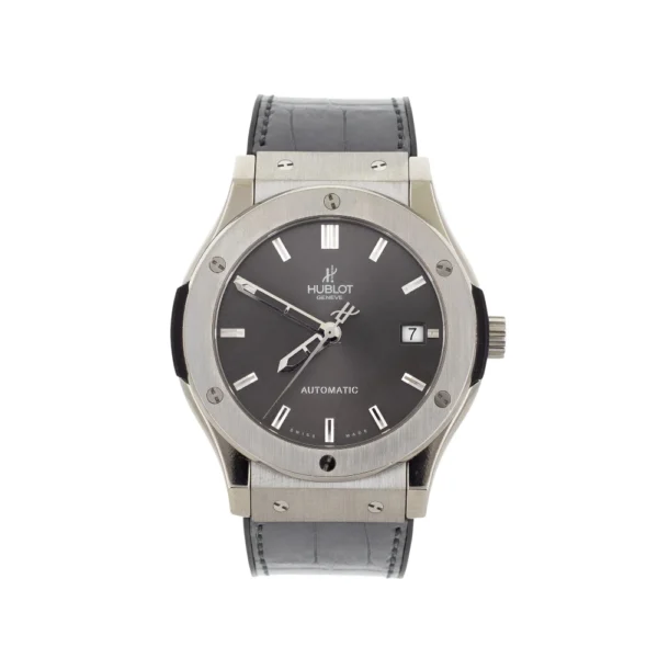 Hublot Classic Fusion Titanium Black Dial Replica