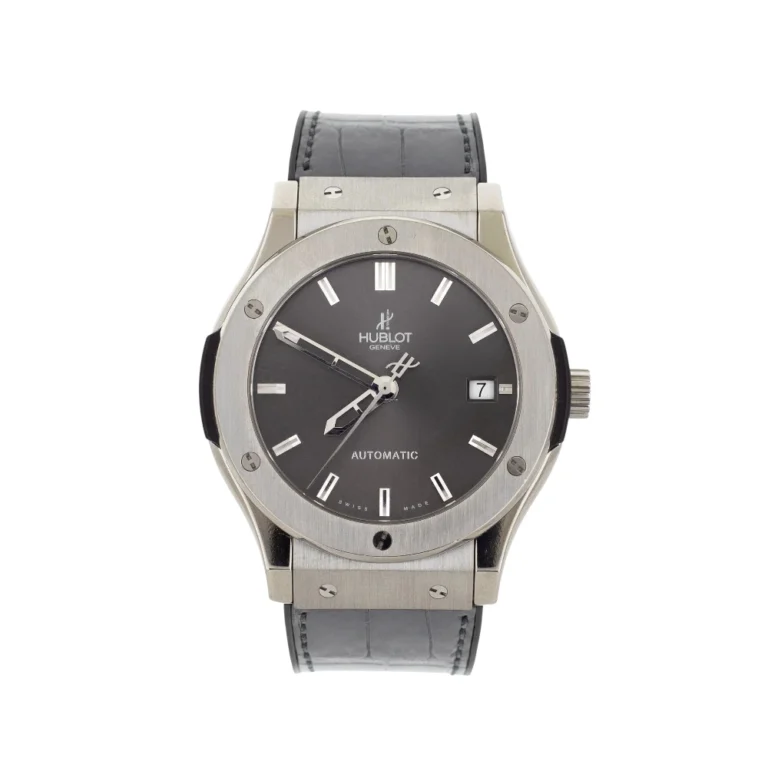 Hublot Classic Fusion Titanium Black Dial Replica