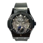 Hublot Fusion Classic Aerofusion Ceramic with Black Rubber Watch Replica