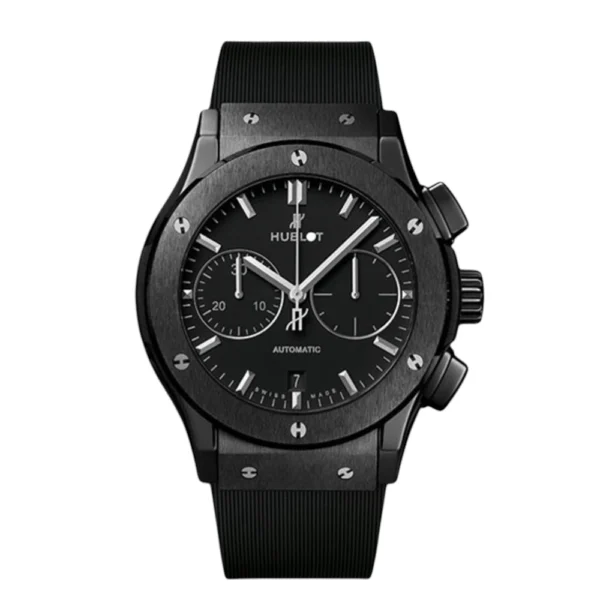 Hublot Fusion Classic Chronograph Black Magic Ceramic 45 MM Black Dial Replica