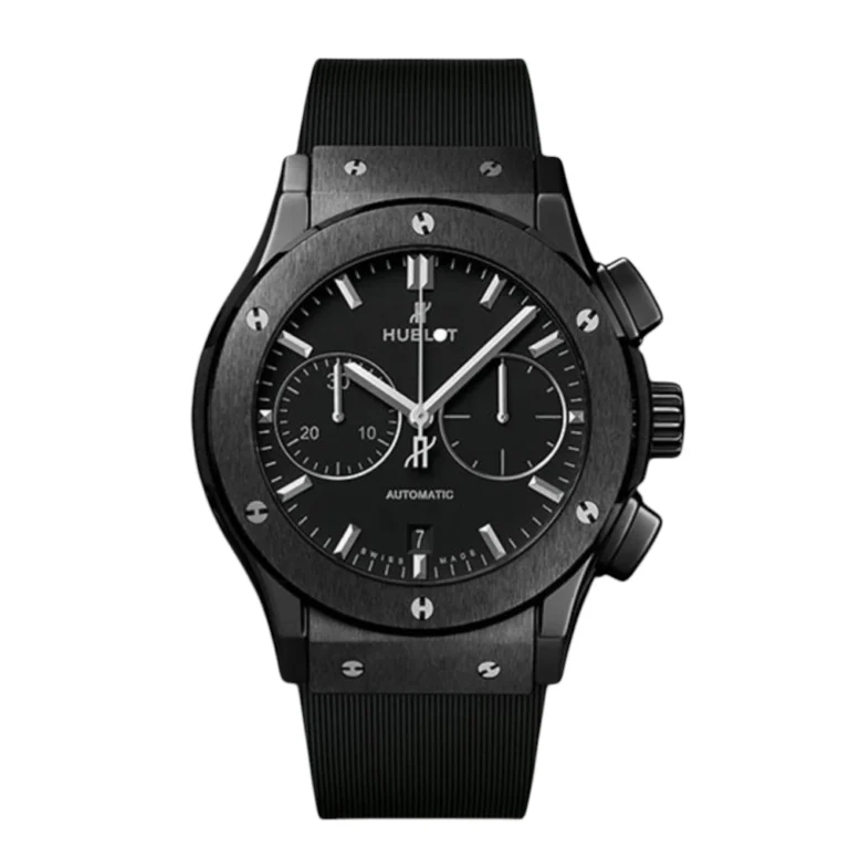 Hublot Fusion Classic Chronograph Black Magic Ceramic 45 MM Black Dial Replica