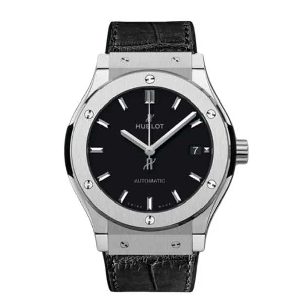 Hublot Fusion Classic Titanium Rubber Alligator Leather Top Watch Replica