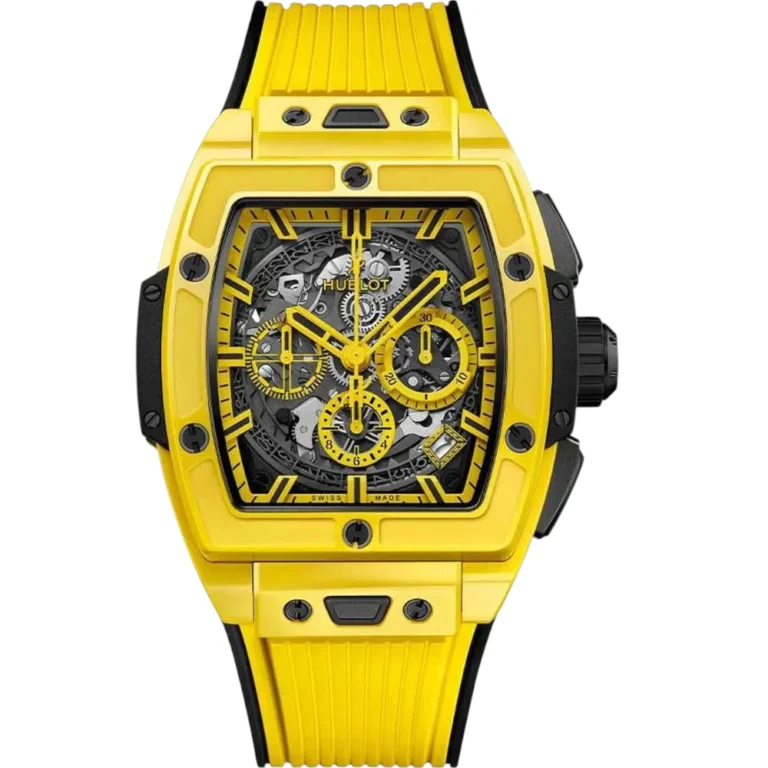Hublot Big Bang Spirit of Yellow Magic 42mm Ceramic With Yellow Rubber Watch Replica