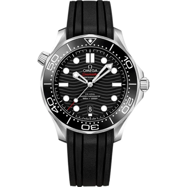 Omega Seamaster Diver 300 Co-Axial Men's Stainless steel Black Dial Watch Replica