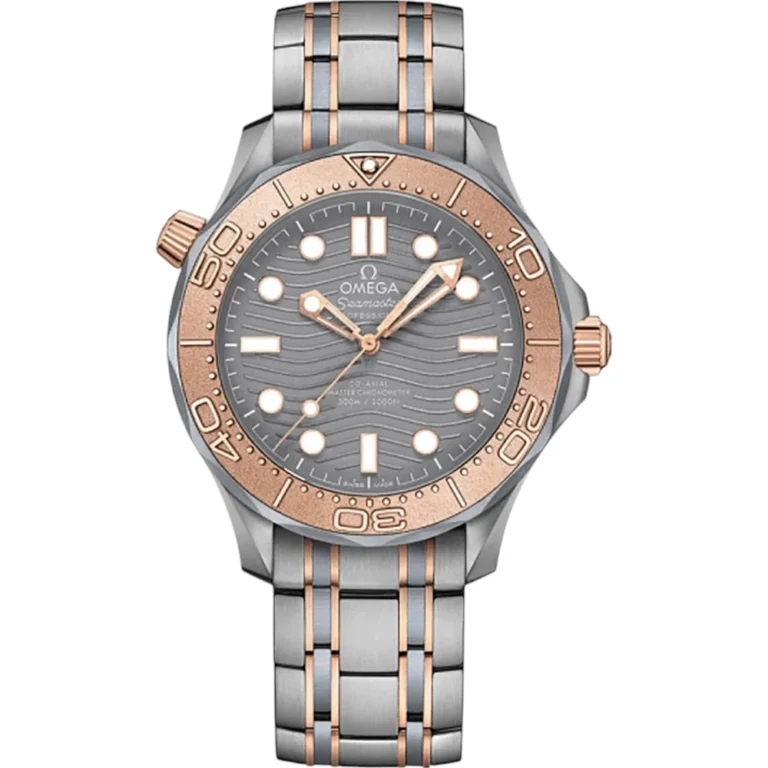 Omega Seamaster Diver 300 Co-Axial Mens Rose Gold Watch Replica