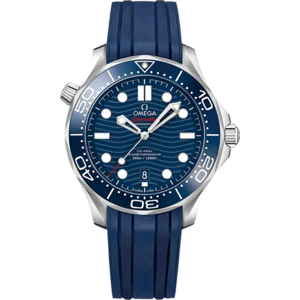 Omega Seamaster Diver 300 Co-Axial Mens Blue Dial Watch Replica