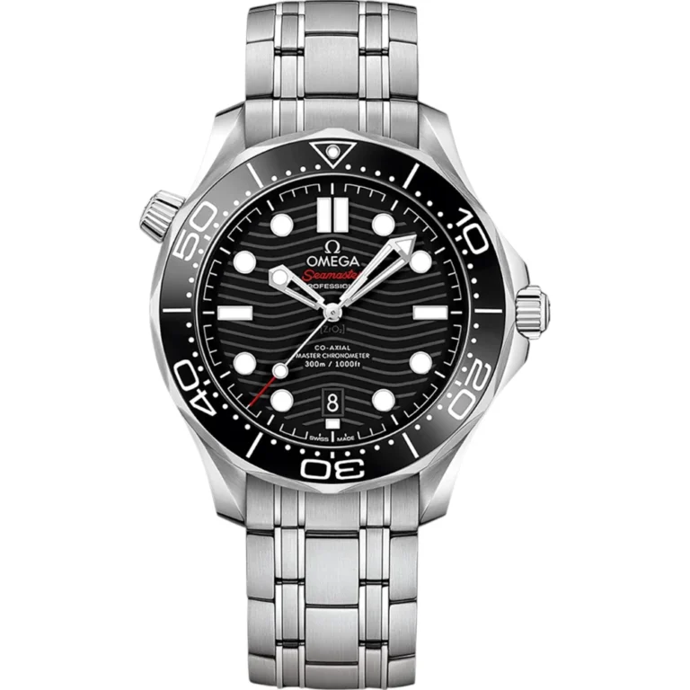Omega Seamaster Diver 300 Co-Axial Mens Stainless Steel Black Dial Diver Watch Replica