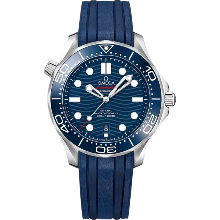 Omega Seamaster Diver 300 Co-Axial Mens Rubber Strap Watch Replica