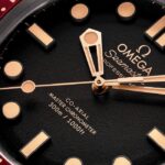 Omega Seamaster Diver 300M 42mm Men's Bronze Gold Watch Black Replica
