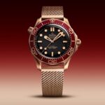 Omega Seamaster Diver 300M 42mm Men's Bronze Gold Watch Black Replica