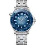 Omega Seamaster Diver 300M Co-Axial Master Chronometer 42mm Summer Blue Replica
