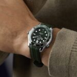 Omega Seamaster Diver 300m Co-Axial Master Chronometer 42mm Rubber Strap Men's Watch Green Replica