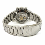 Omega Speedmaster Chronograph Stainless Steel Watch Black Dial Replica