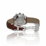 Omega Speedmaster Chronograph Stainless Steel with Brown Leather Watch Replica