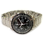 Omega Speedmaster Day-Date Chronograph Stainless Steel Watch Black Dial Replica