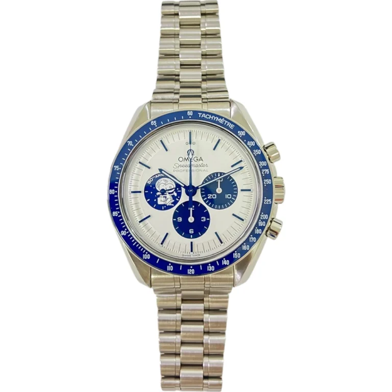 Omega Speedmaster Chronograph Stainless Steel Watch Silver Dial Replica
