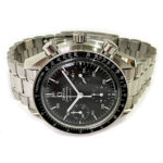 Omega Speedmaster Reduced Chronograph Stainless Steel Watch Black Dial Replica