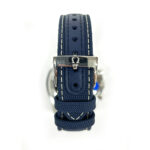 Omega Speedmaster Stainless Steel with Blue Fabric and Silver Index Dial Replica