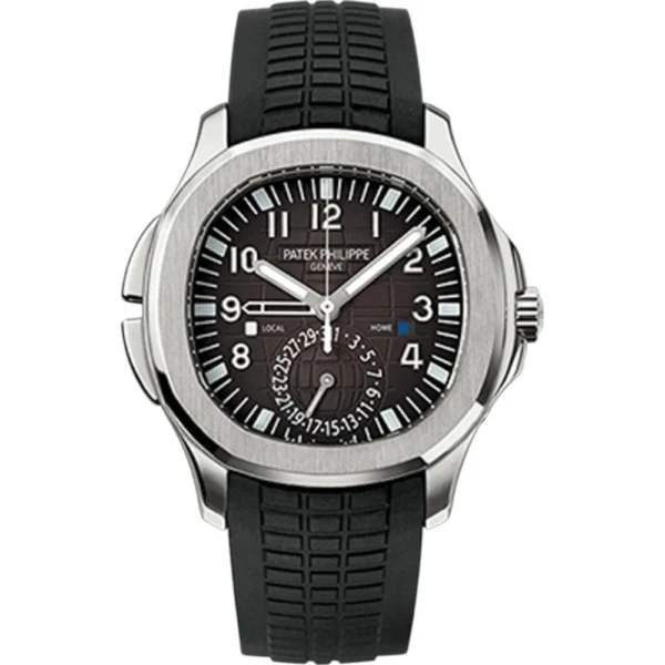 Patek Philippe Aquanaut Dual Time Black Dial Automatic Men's Watch Replica
