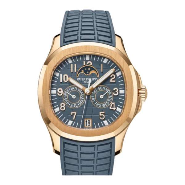 Patek Philippe Aquanaut Luce Annual Calendar Blue Dial Watch Replica
