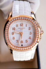 Patek Philippe Aquanaut Luce Automatic Rose Gold White Dial Watch Replica