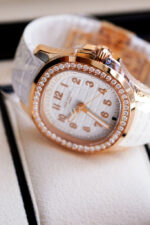 Patek Philippe Aquanaut Luce Automatic Rose Gold White Dial Watch Replica