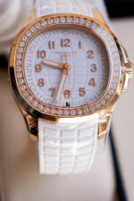 Patek Philippe Aquanaut Luce Automatic Rose Gold White Dial Watch Replica