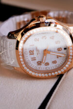 Patek Philippe Aquanaut Luce Automatic Rose Gold White Dial Watch Replica