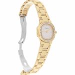 Patek Philippe Nautilus 18K Yellow Gold and Diamonds 28mm Quartz Watch Replica