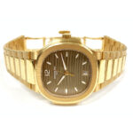 Patek Philippe Nautilus 35mm Rose Gold with Brown Dial Watch Replica