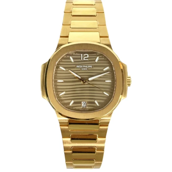 Patek Philippe Nautilus 35mm Rose Gold with Brown Dial Watch Replica