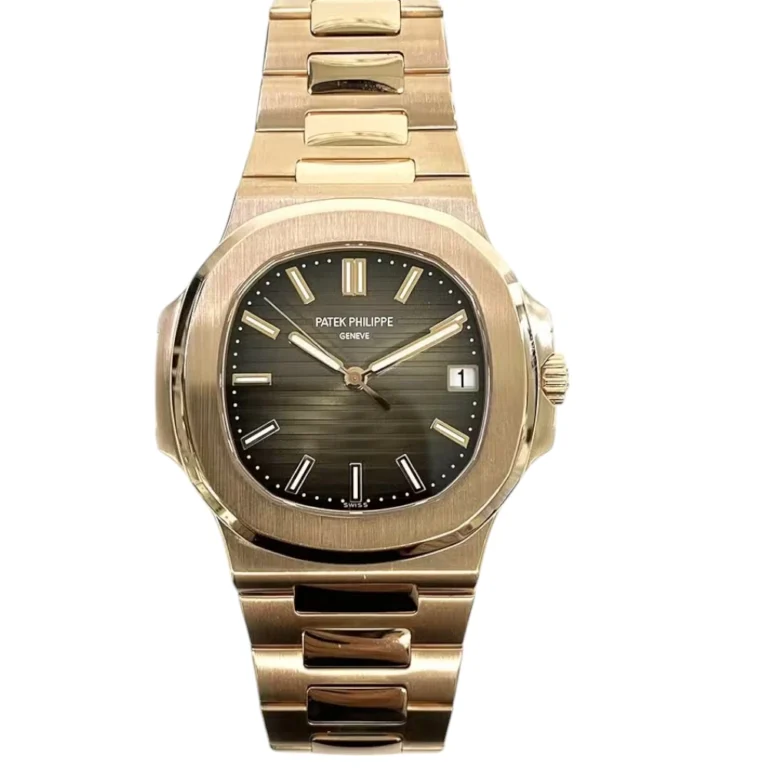 Patek Philippe Nautilus Brown Dial 18K Rose Gold Automatic Men’s Watch Replica