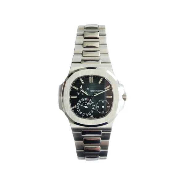 Patek Philippe Nautilus Certified Steel Blue Dial Full Set Watch Replica