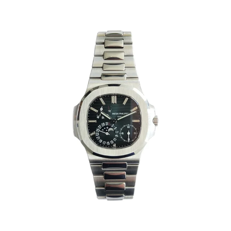 Patek Philippe Nautilus Certified Steel Blue Dial Full Set Watch Replica