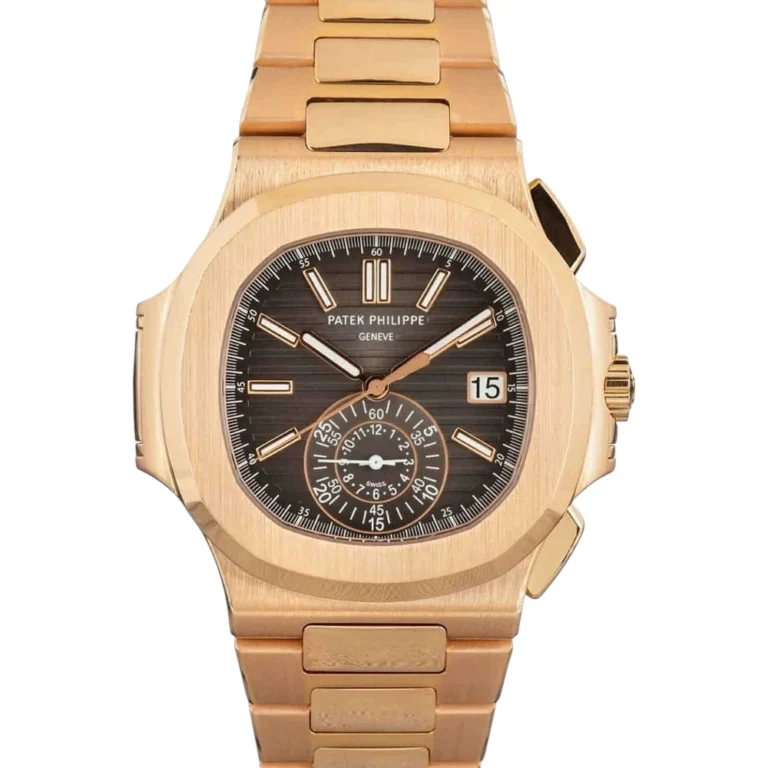 Patek Philippe Nautilus Chronograph Date Rose Gold Replica