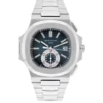 Patek Philippe Nautilus Gradient Blue Dial Steel Bracelet Box/Papers Replica